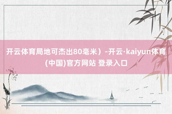 开云体育局地可杰出80毫米）-开云·kaiyun体育(中国)官方网站 登录入口
